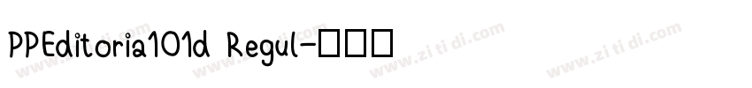 PPEditoria101d Regul字体转换